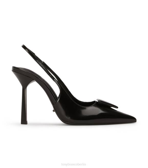Pumps | de Tony Bianco Frauen Ingwer-Absätze Schwarz hochglänzend 4624333